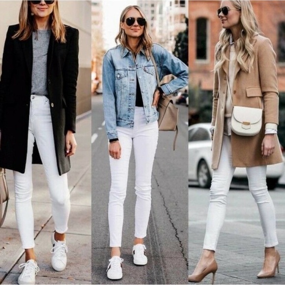 NWT MOTHER x Revolve The Looker White Distressed High Rise Skinny Jeans Size 24 - Picture 1 of 10